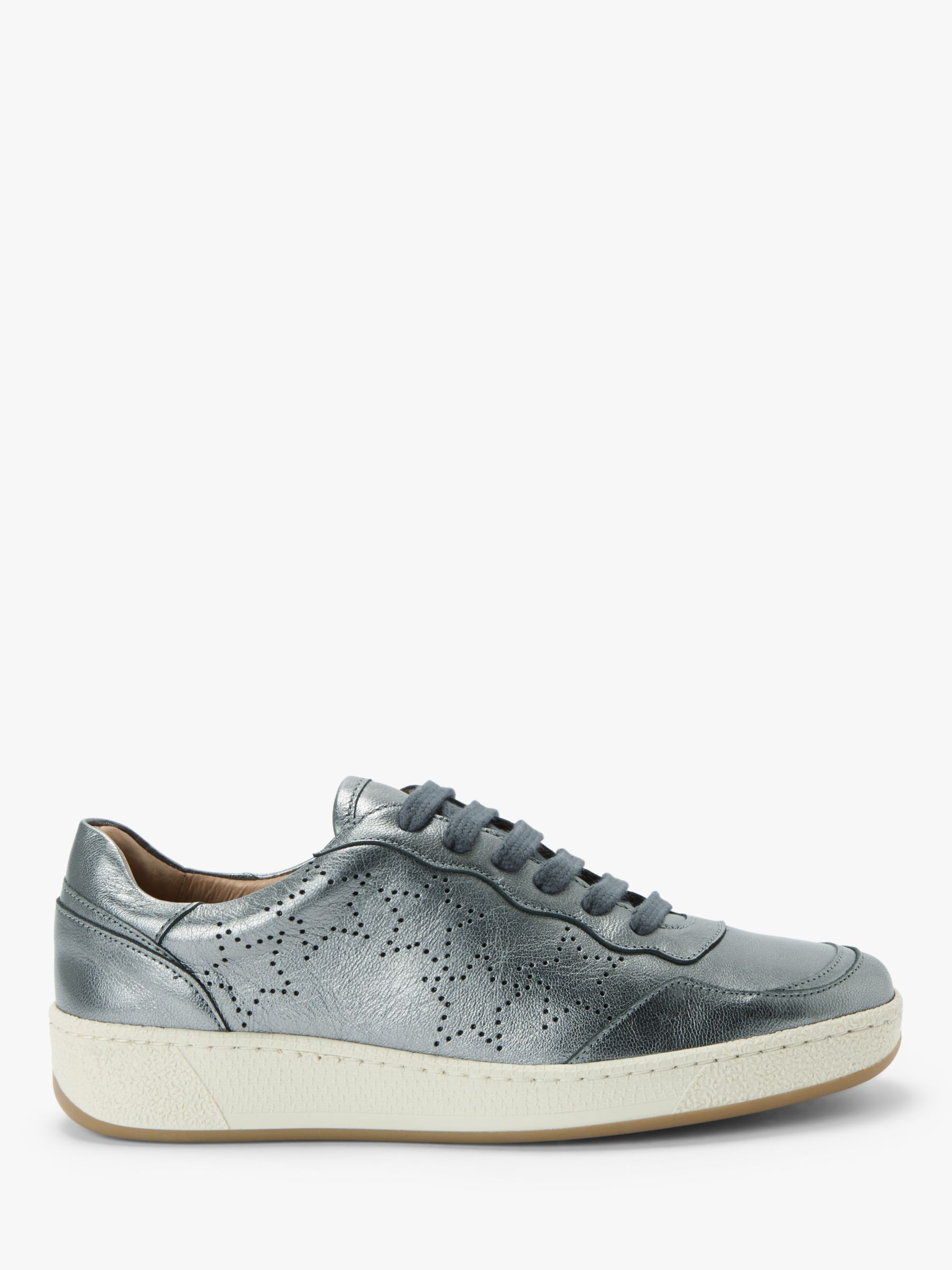 AND/OR Evalina Leather Trainers, Silver
