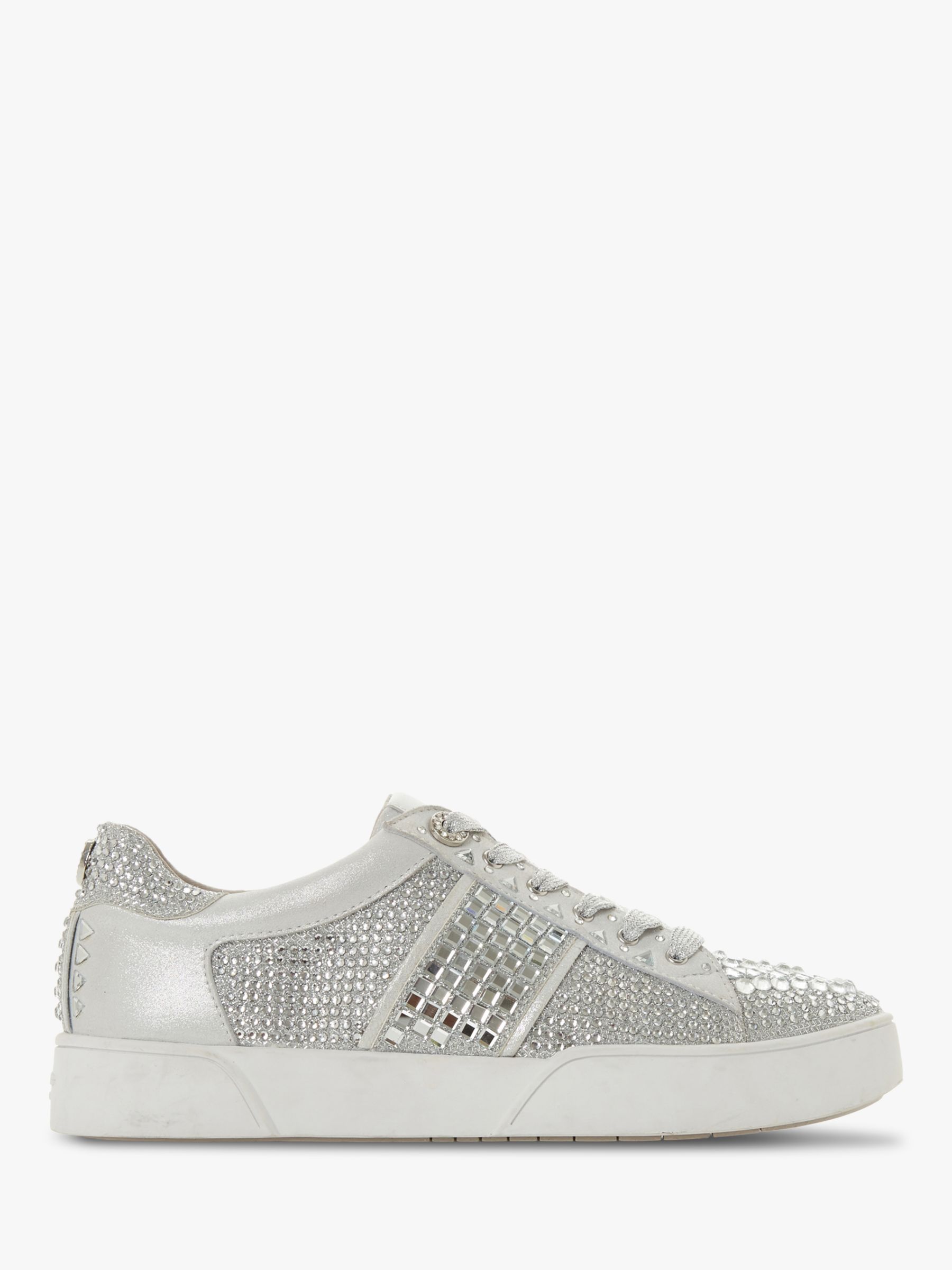 Dune Elsie Embellished Lace Up Trainers