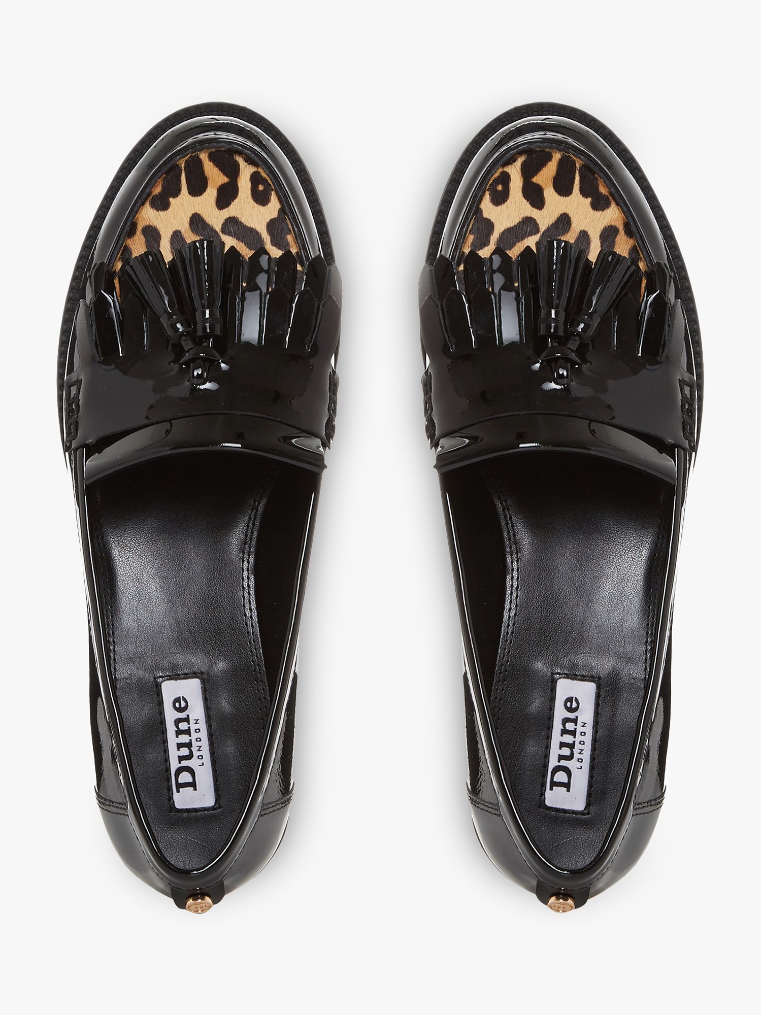 leopard print loafer shoes
