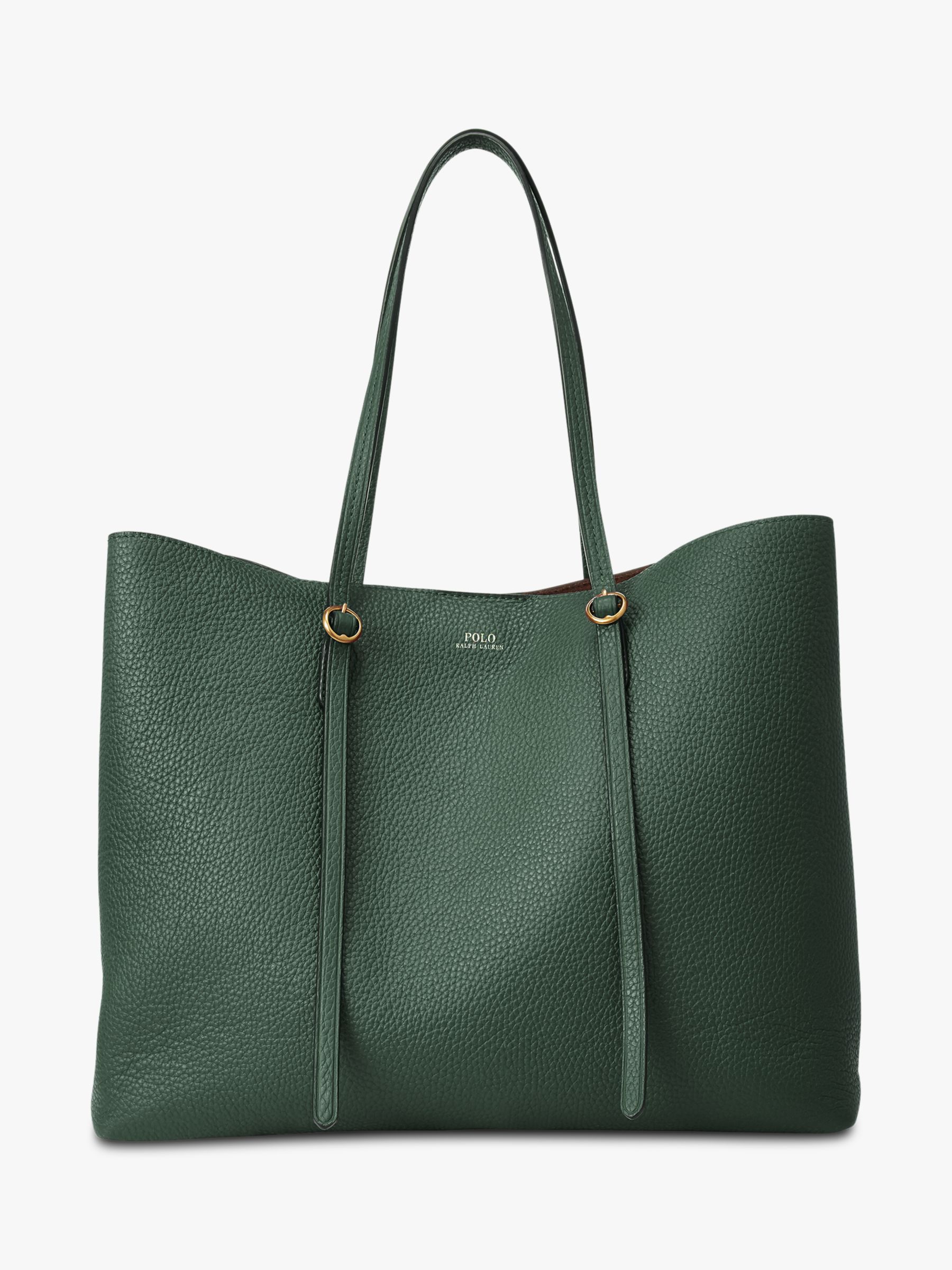 ralph lauren large leather tote