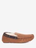 Barbour Monty Suede Slippers, Camel Suede