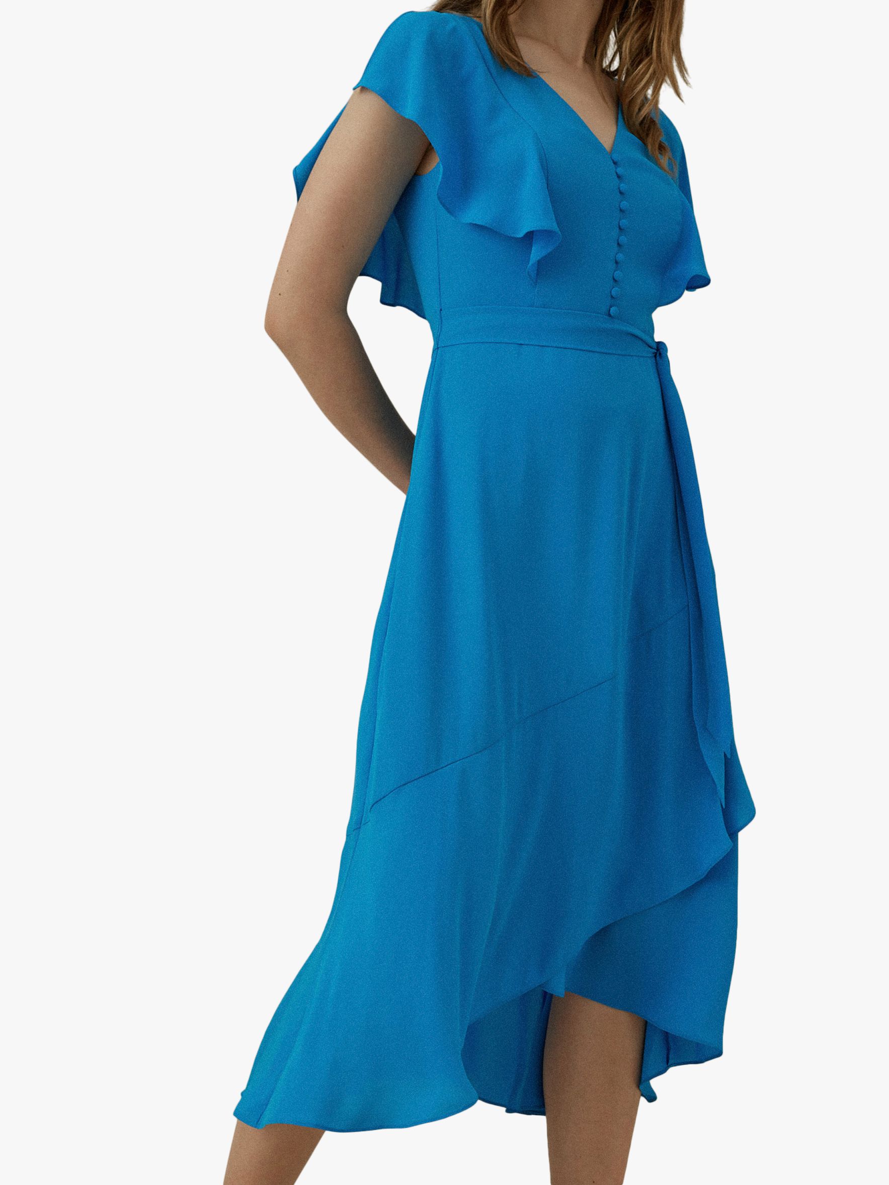 karen millen blue midi dress