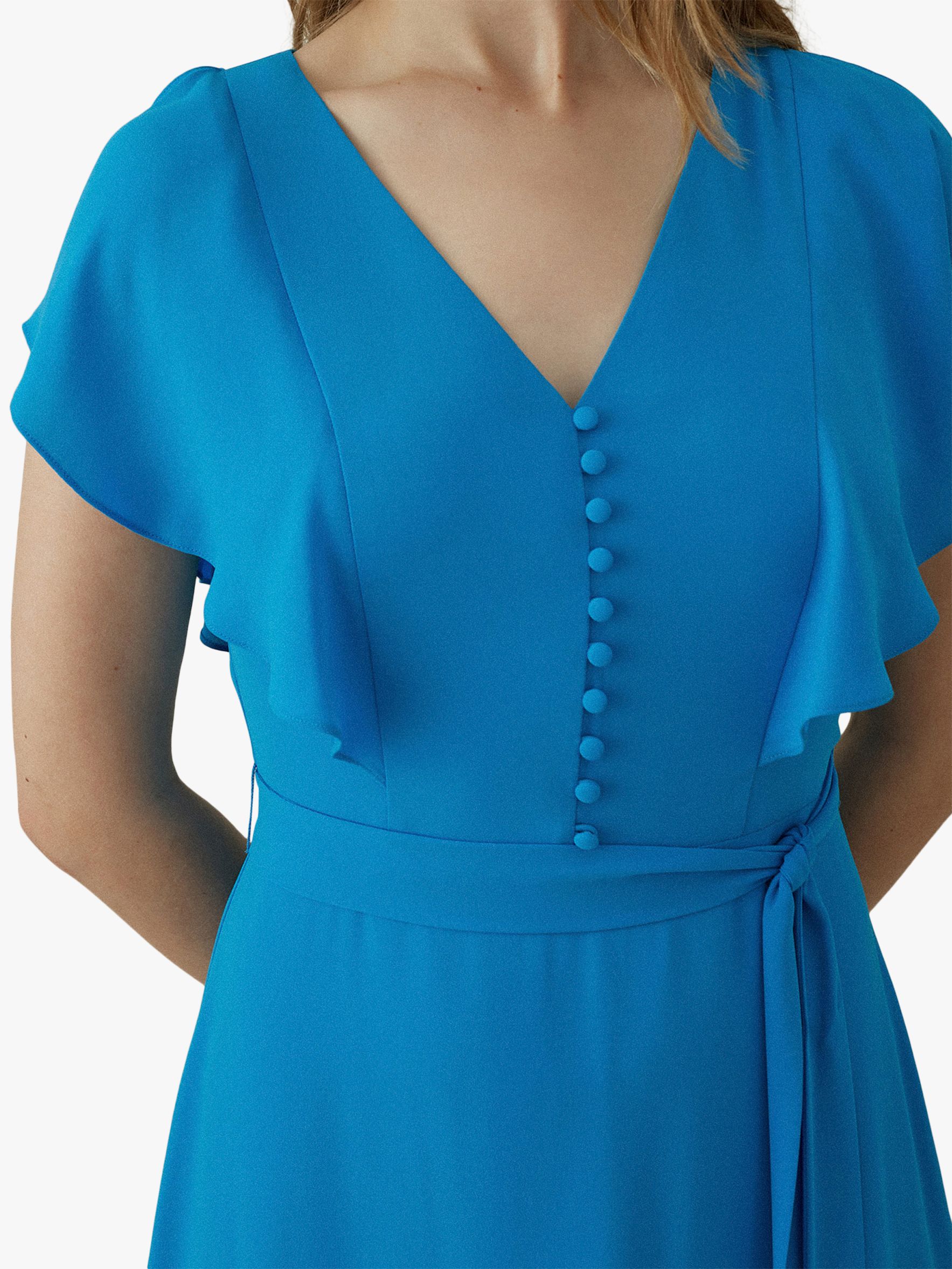 karen millen blue midi dress