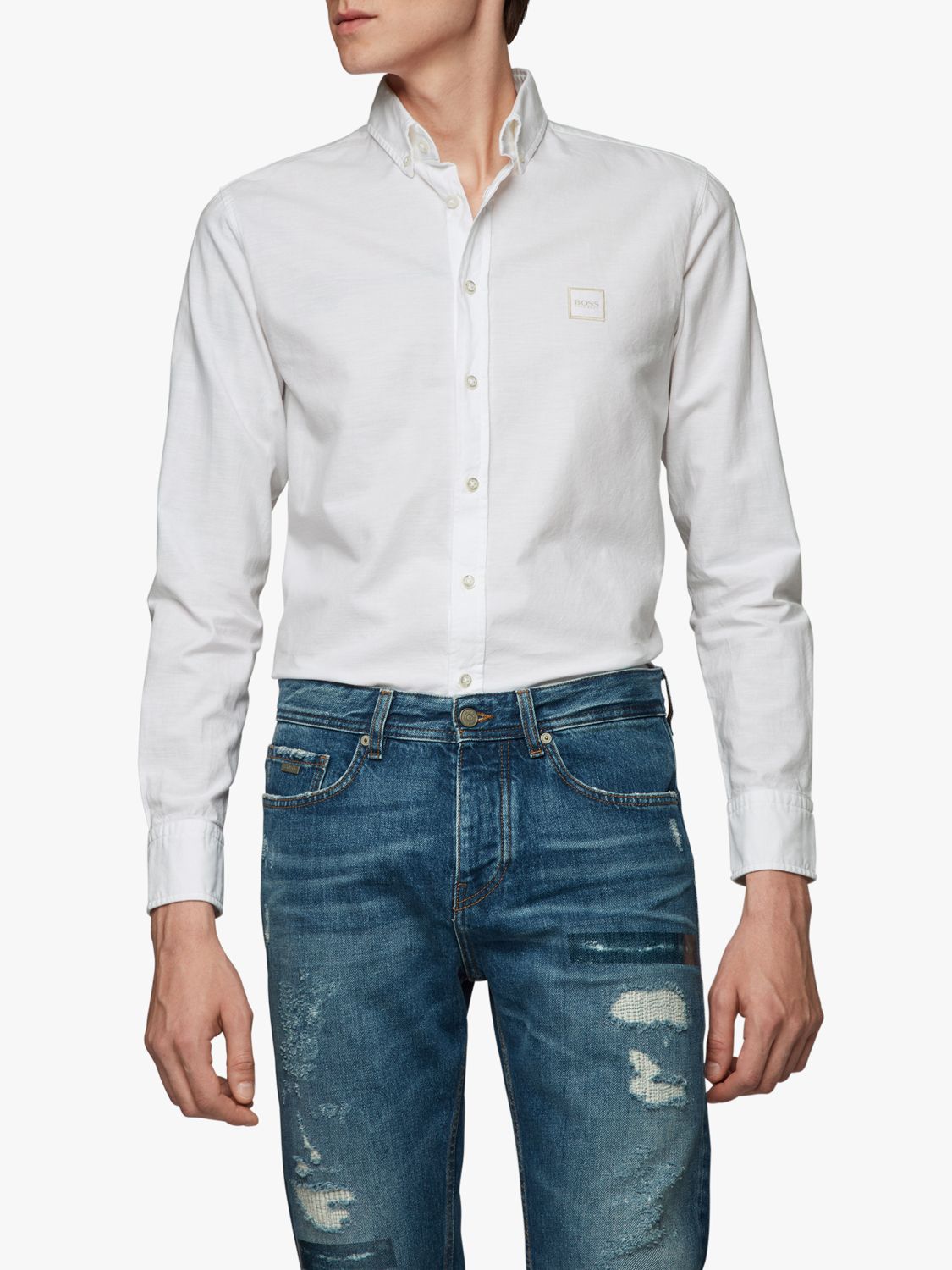 hugo boss grandad shirt