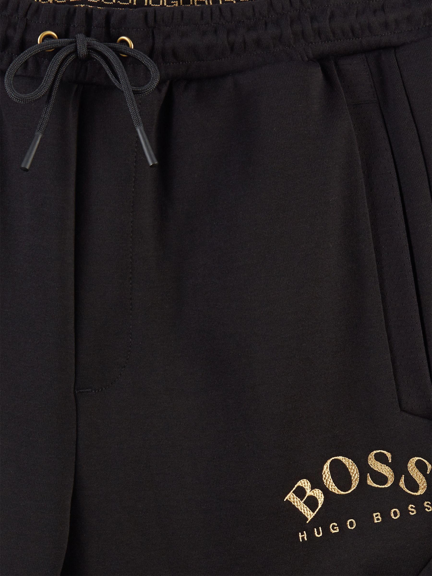 black and gold hugo boss joggers