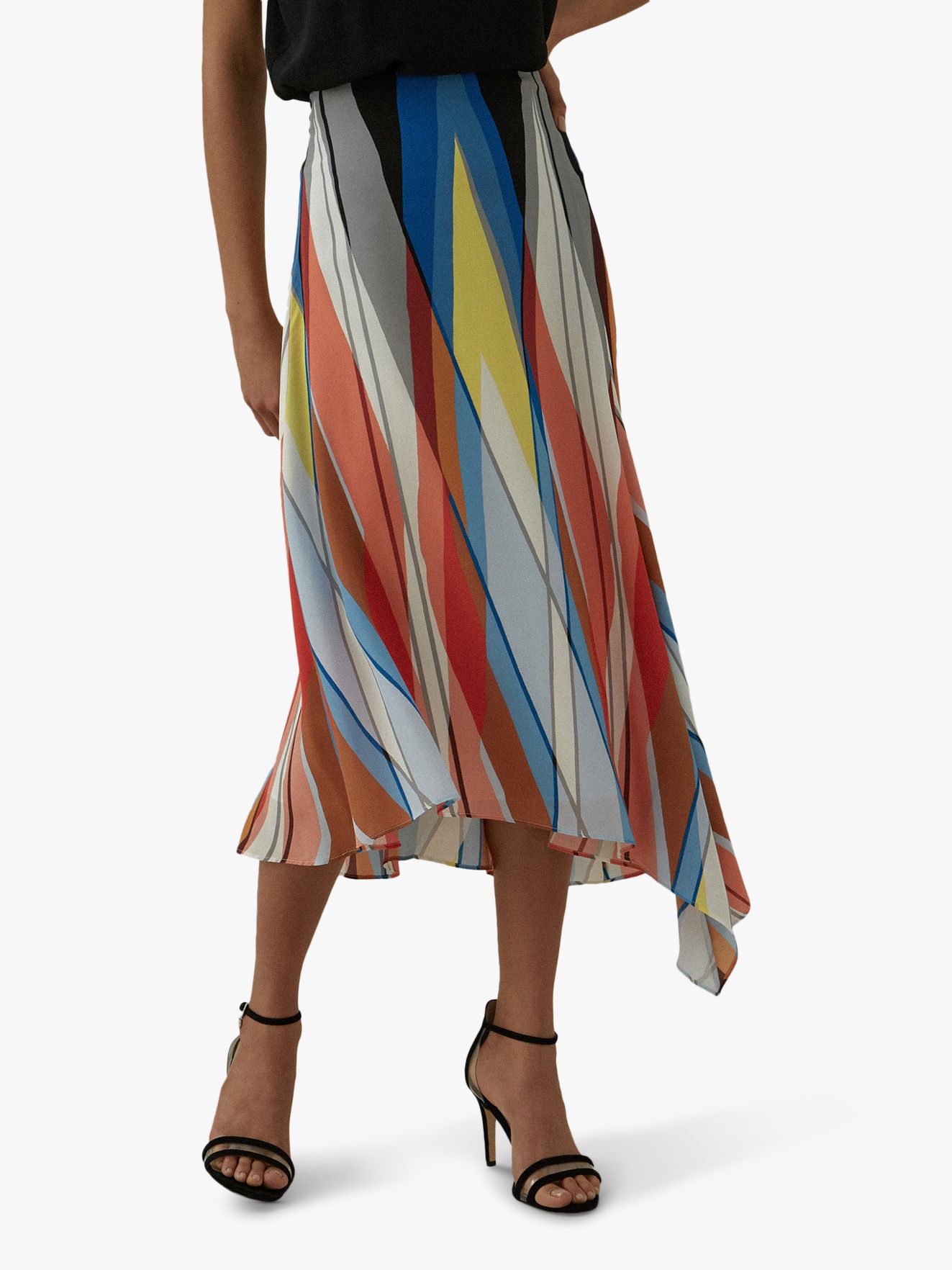 Principles Pleated Printed Midi Skirt Debenhams