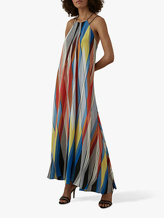Karen Millen Striped Maxi Dress, Multi