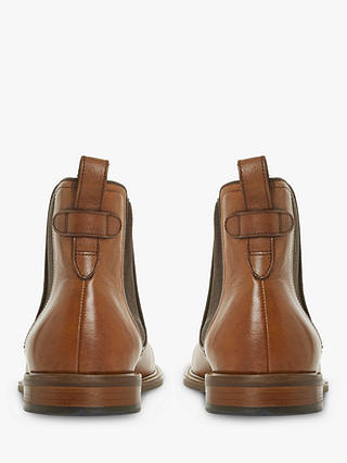 Dune Character Leather Chelsea Boots, Tan at John Lewis & Partners