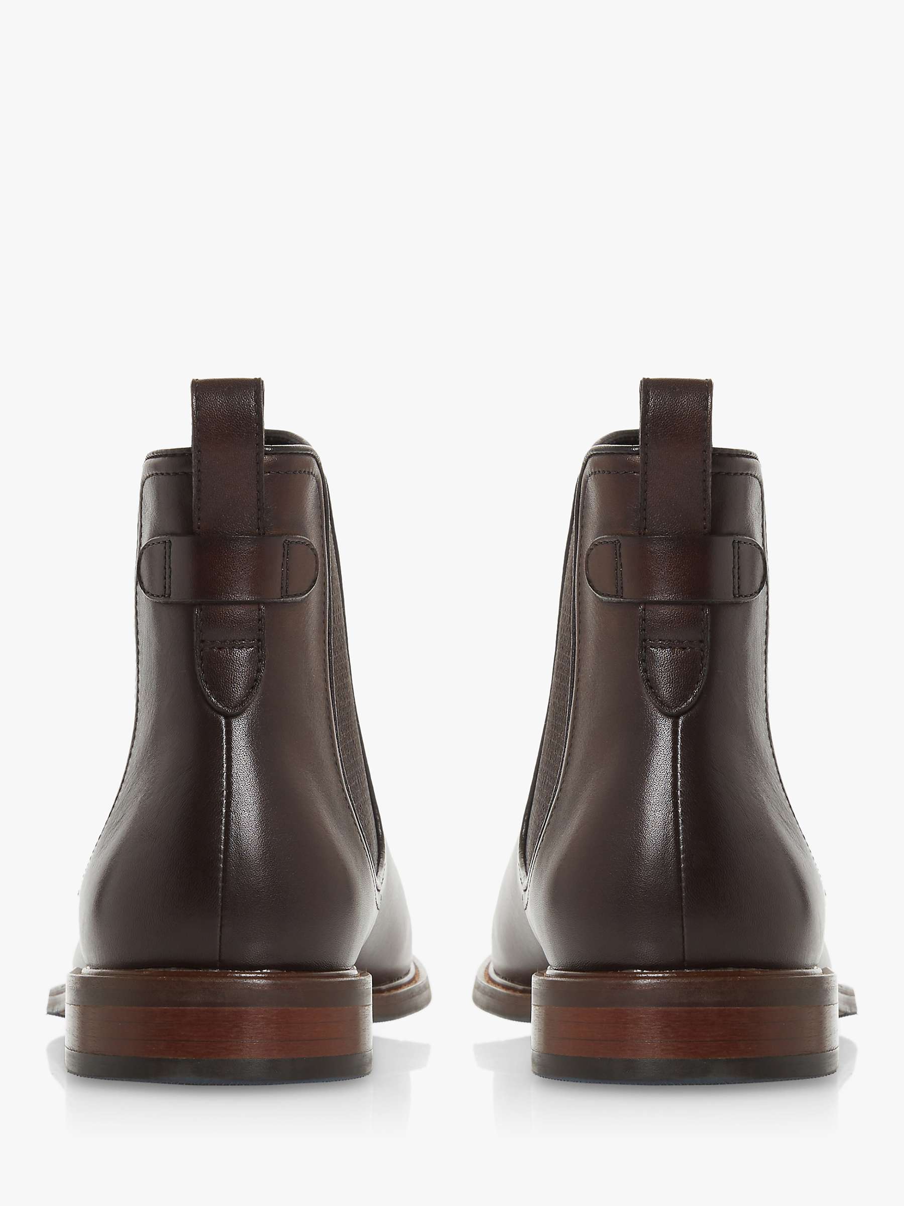 Dune Character Leather Chelsea Boots, Brown at John Lewis & Partners