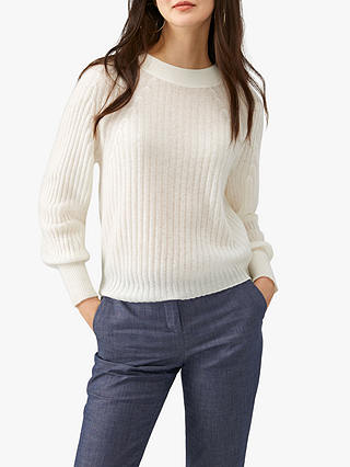 Pure Collection Boat Neck Cashmere Jumper