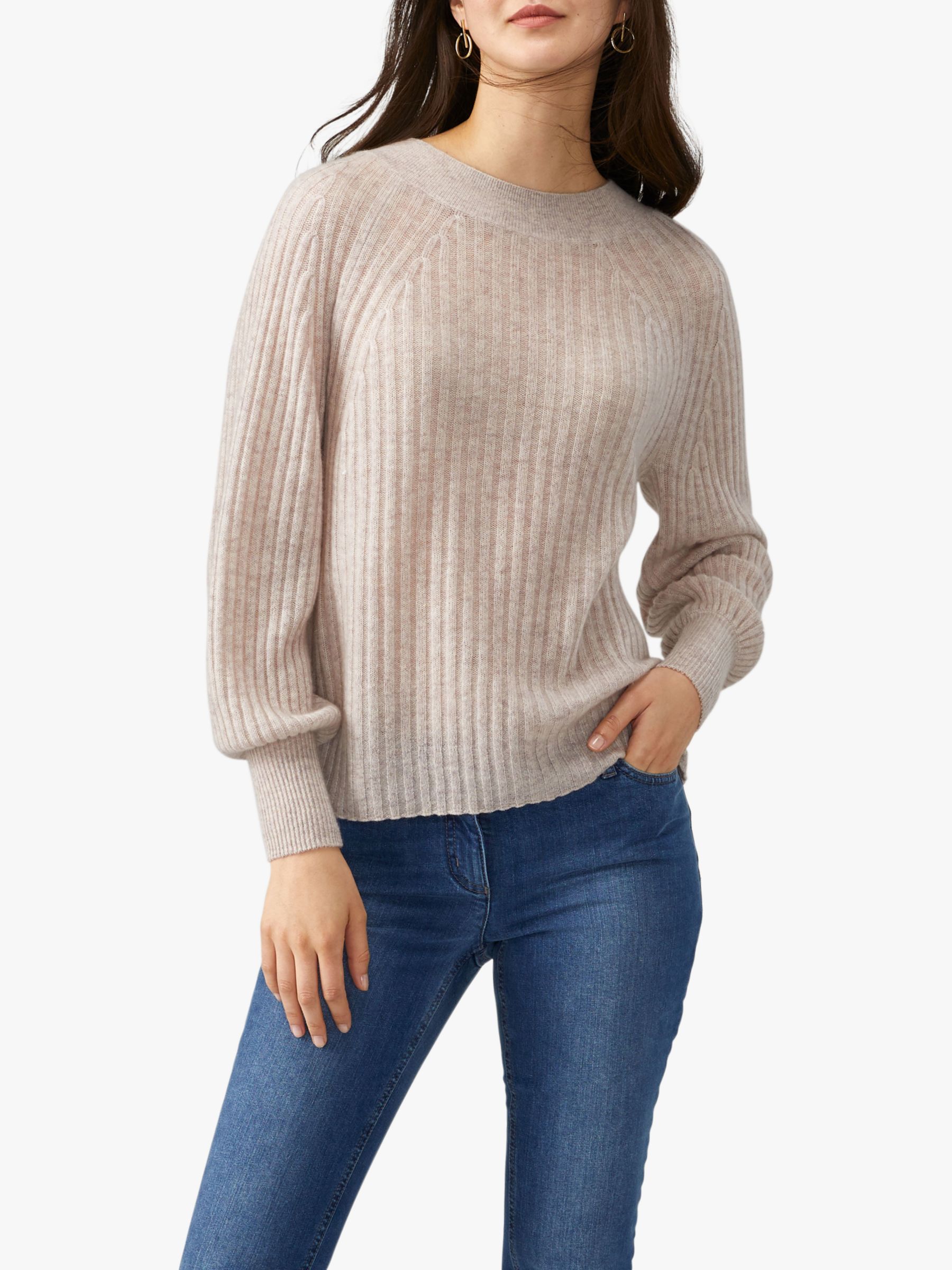 Pure Collection Boat Neck Cashmere Jumper