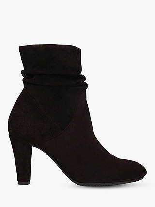 Carvela Comfort Rita Suede Slouch Ankle Boots, Brown