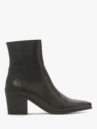 SHOE THE BEAR Georgia Leather Block Heel Ankle Boots