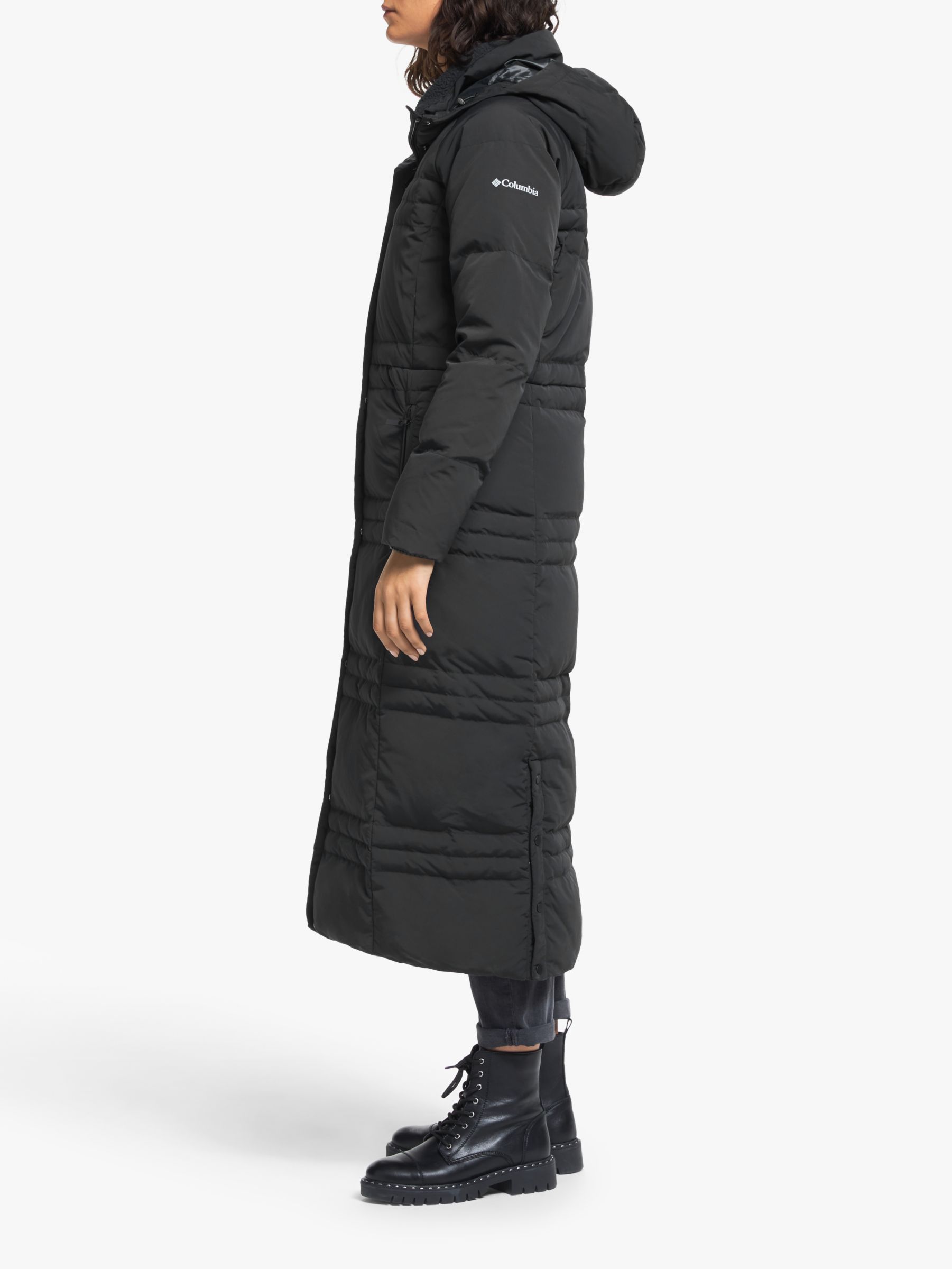 columbia black long jacket