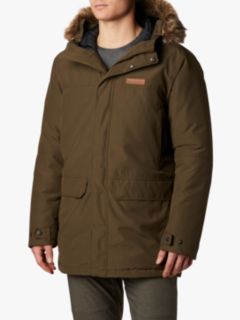 Columbia Marquam Peak Men s Waterproof Parka Jacket Olive Green M