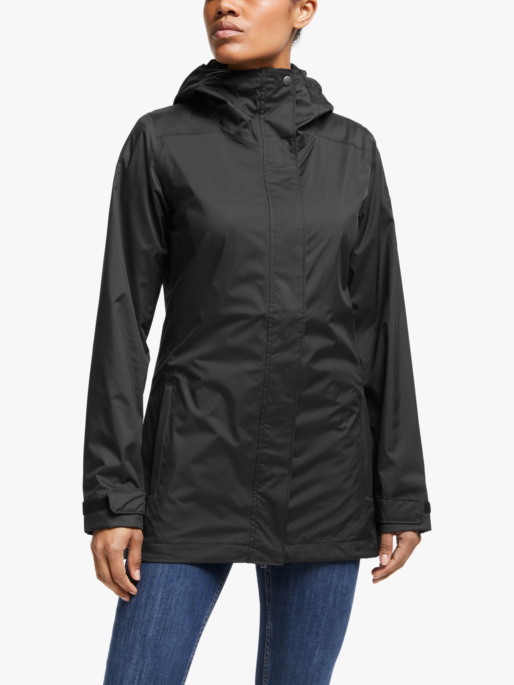 columbia rain jacket womens black