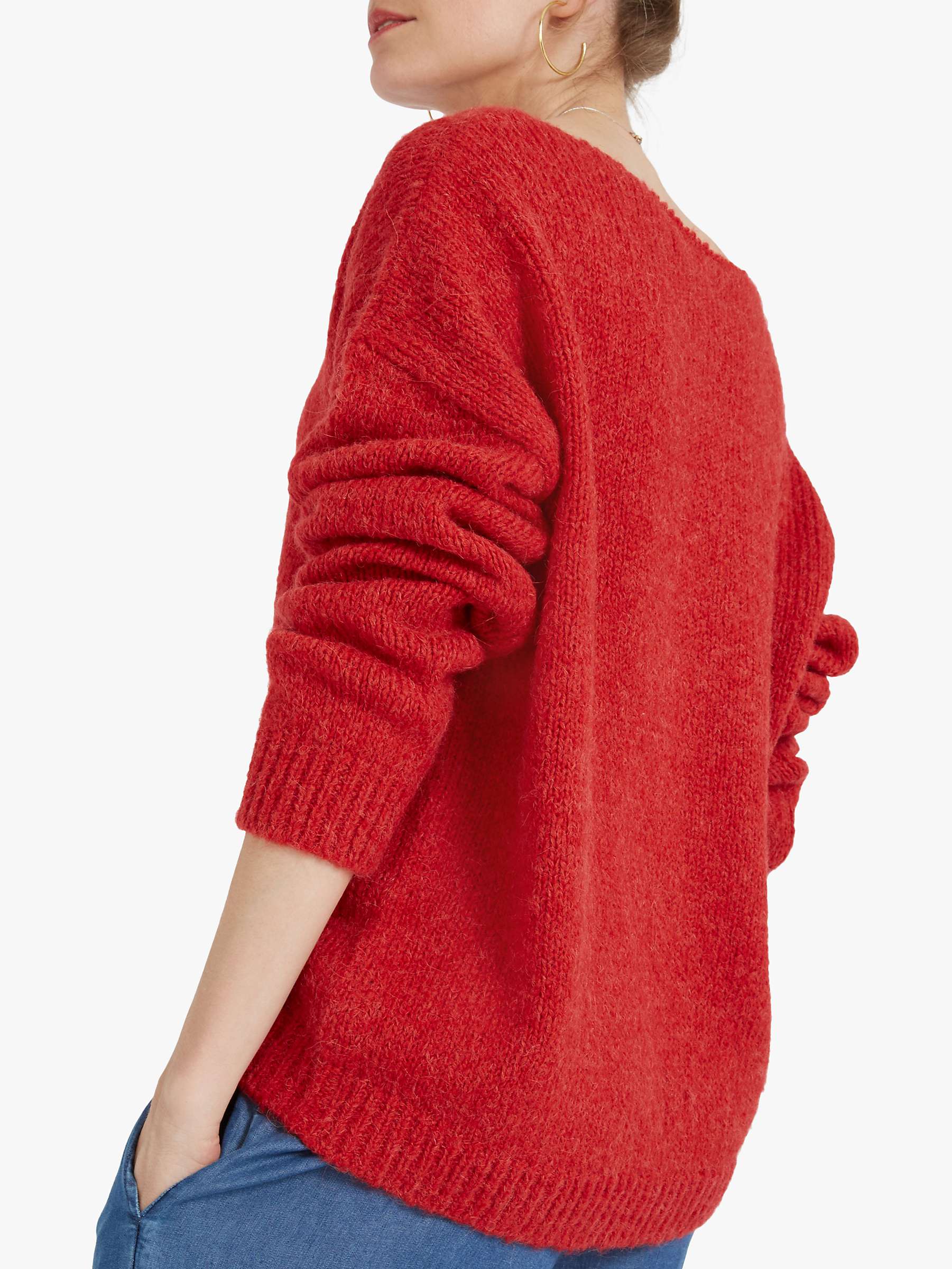 Buy NRBY Millie Chunky V-Neck Knit Sweater Online at johnlewis.com