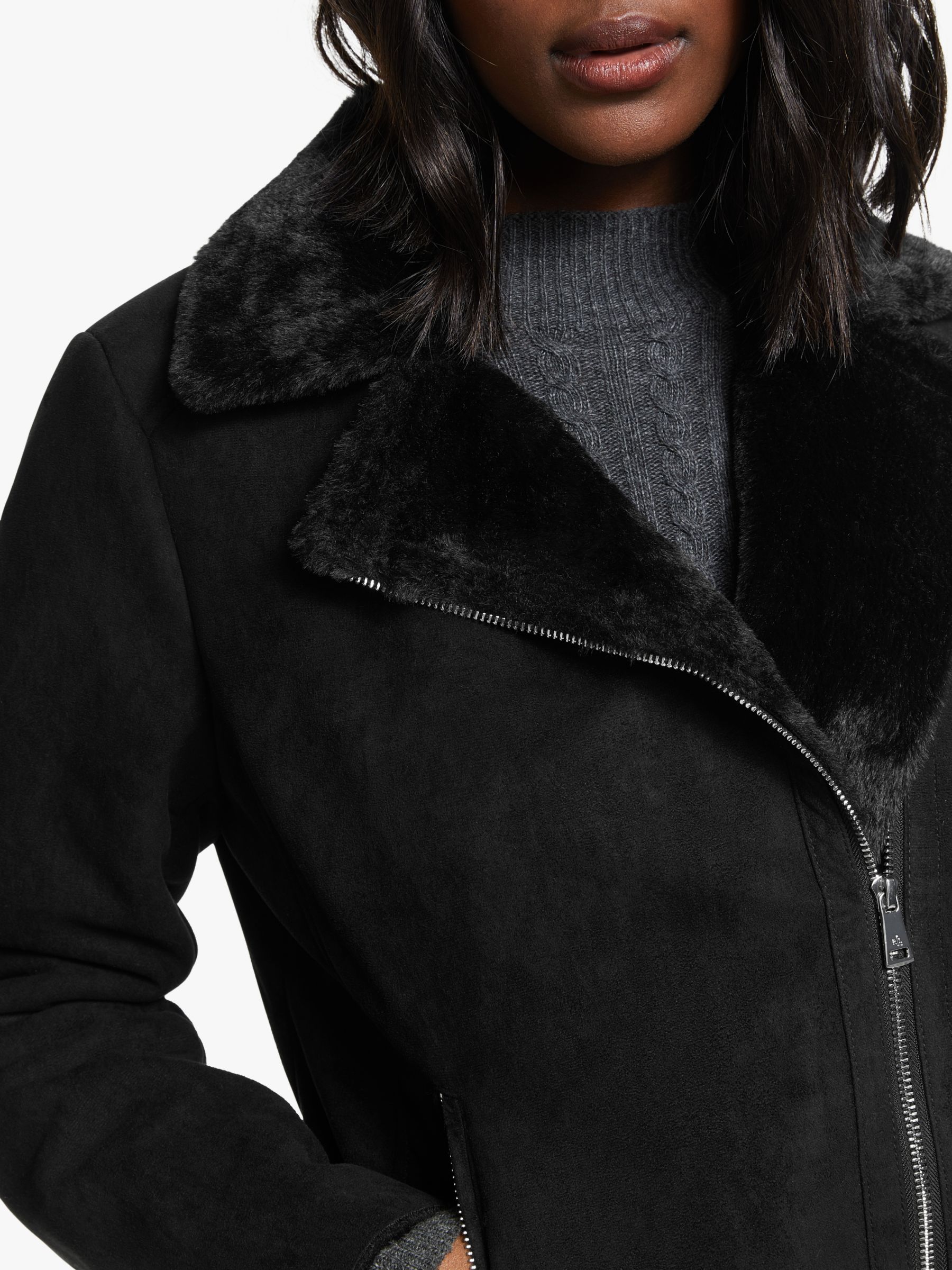 ralph lauren black leather jacket