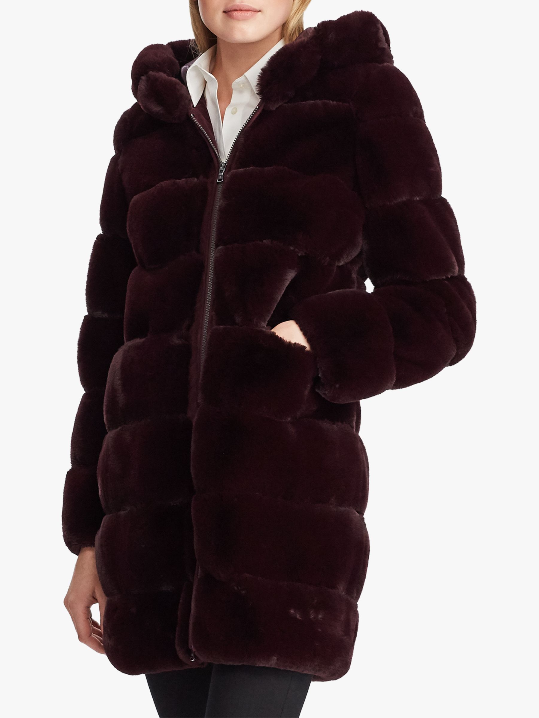ralph lauren fur hood jacket