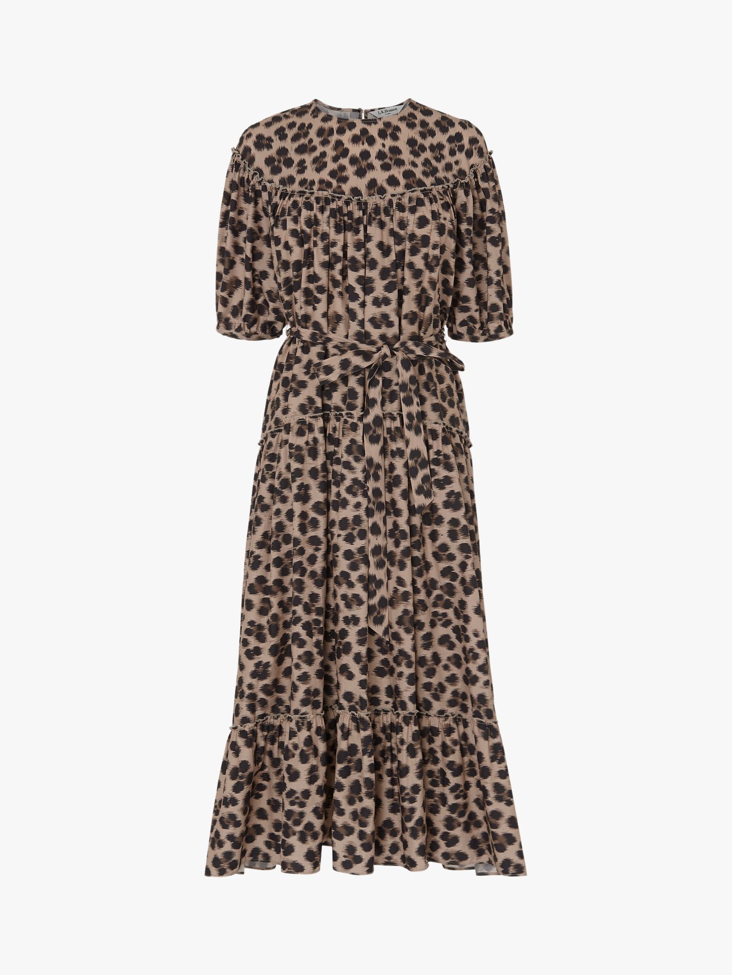 lk bennett leopard print dress