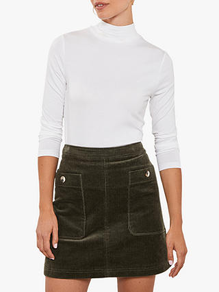 Mint Velvet Cord Mini Skirt