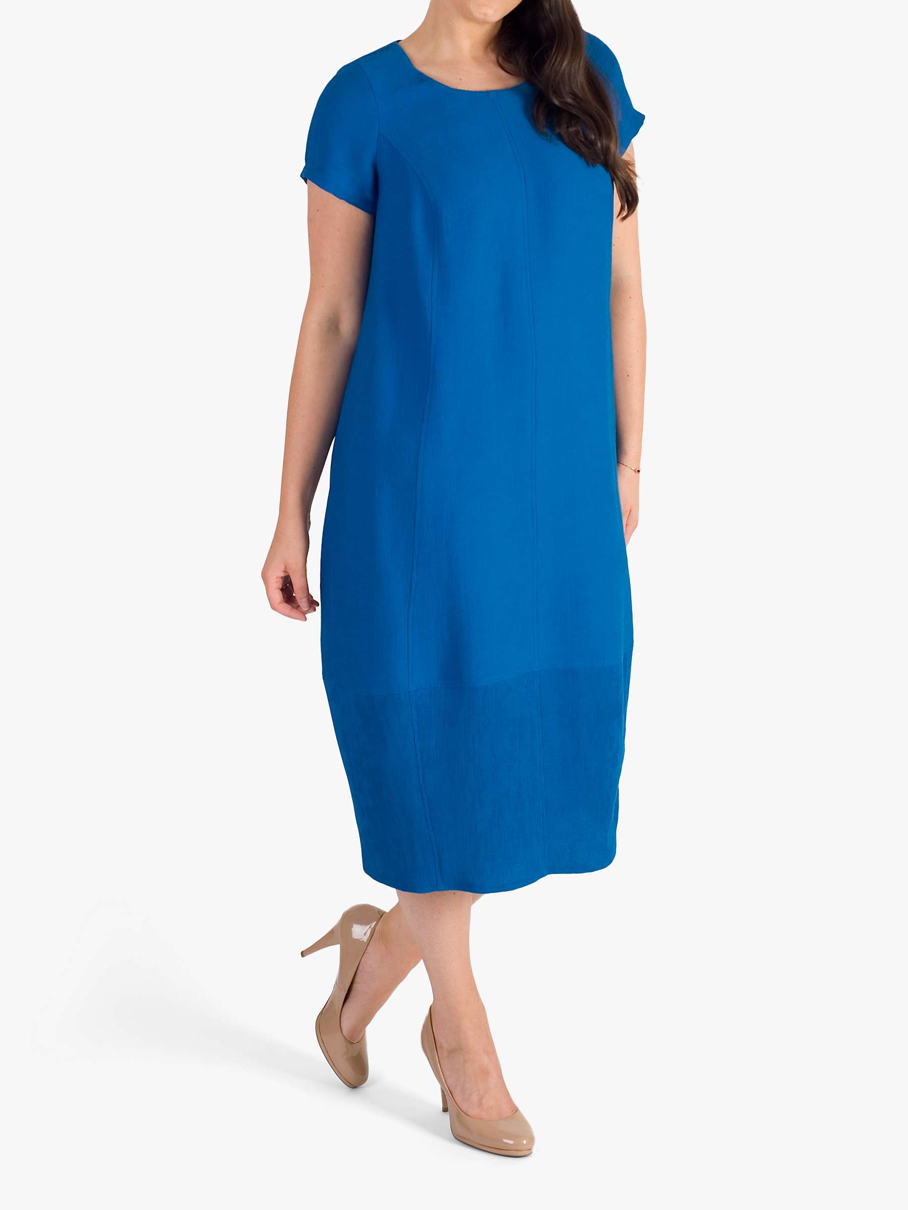 Buy chesca Peacock Fine Crinkle Dress, Peacock Online at johnlewis.com