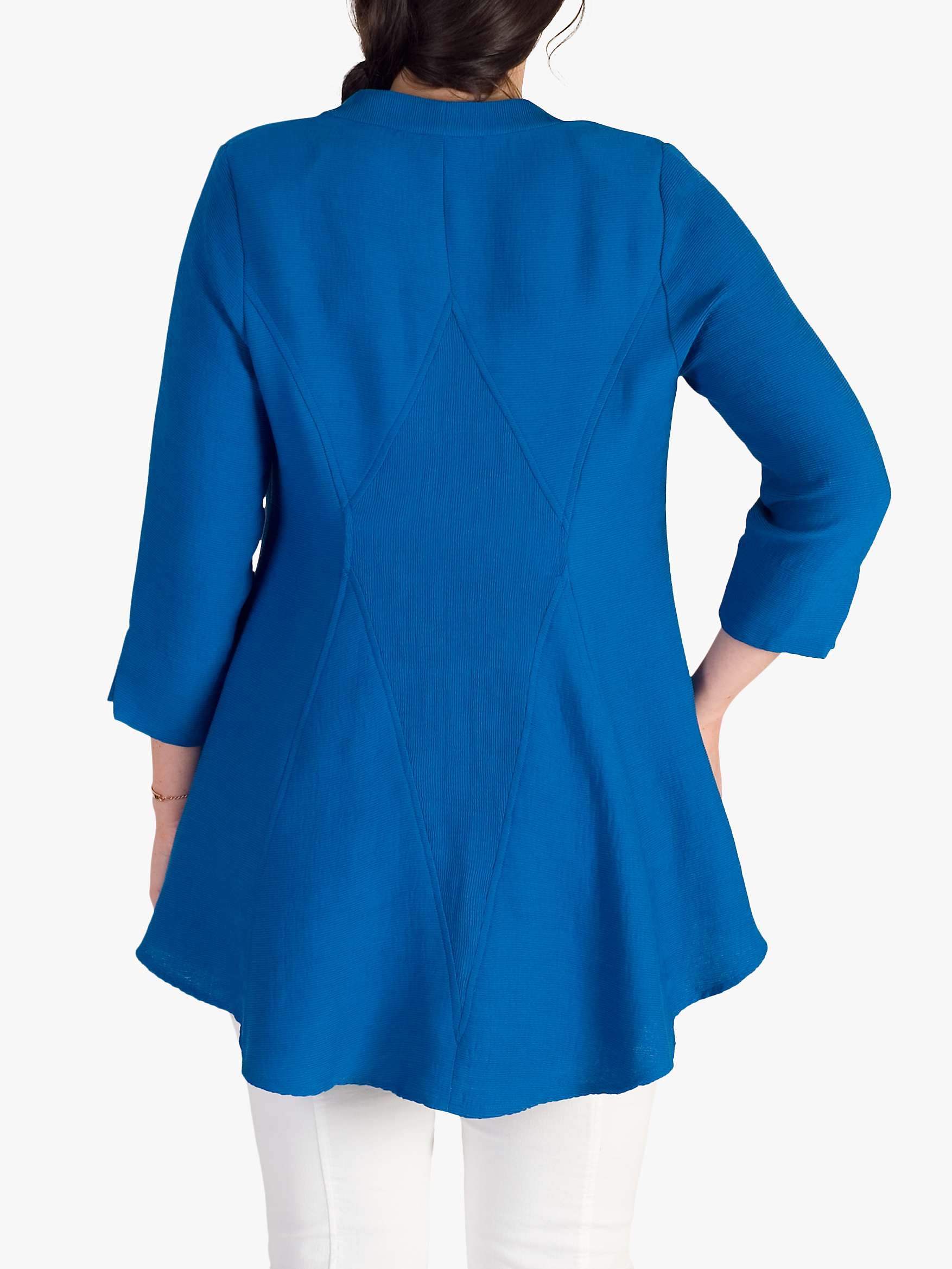 Buy chesca Diamond Back Detail Fine Crinkle Top Online at johnlewis.com