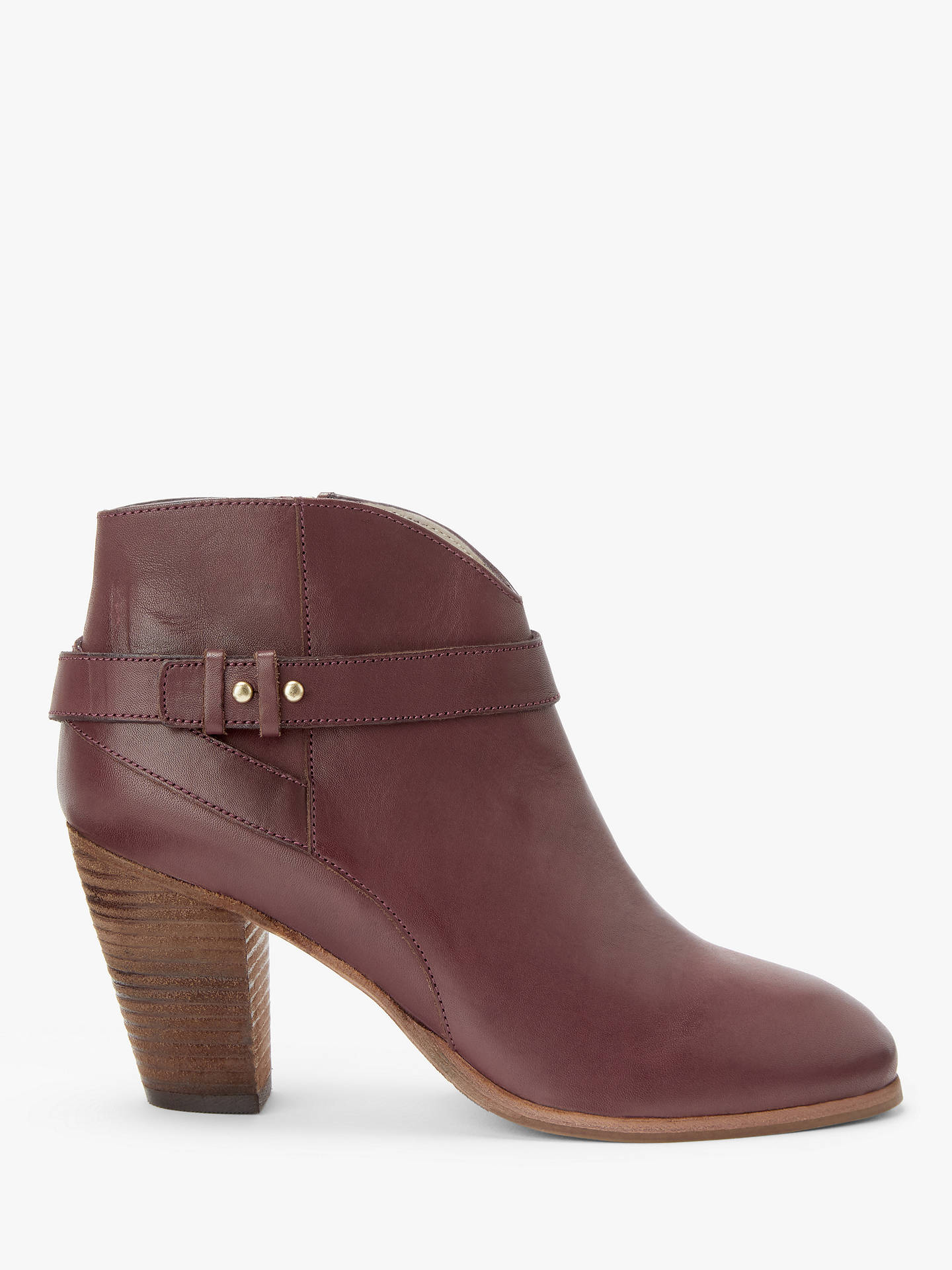 Boden Stratford Leather Heeled Ankle Boots at John Lewis & Partners