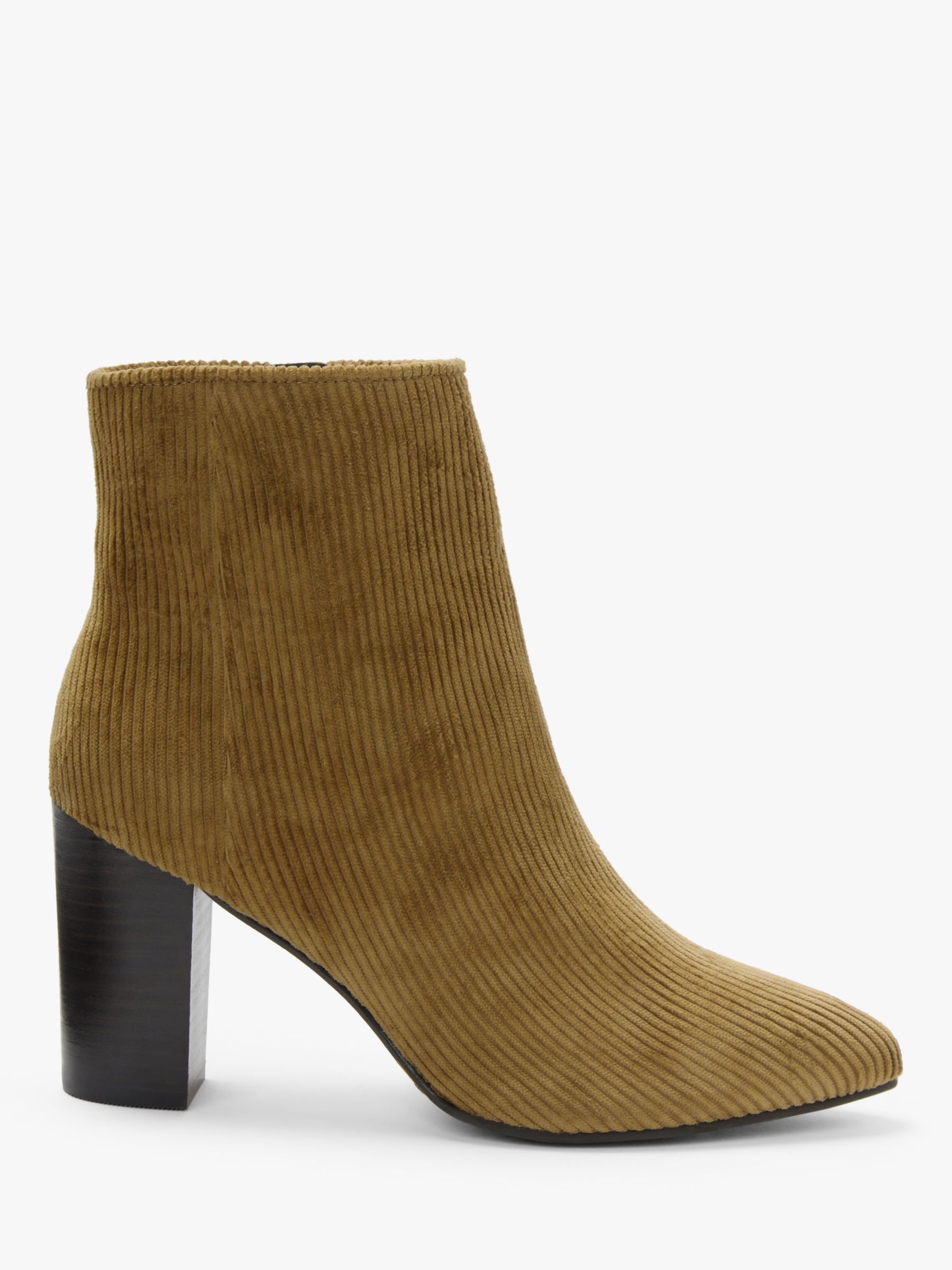 Boden Langley High Block Heel Ankle Boots, Gingerbread
