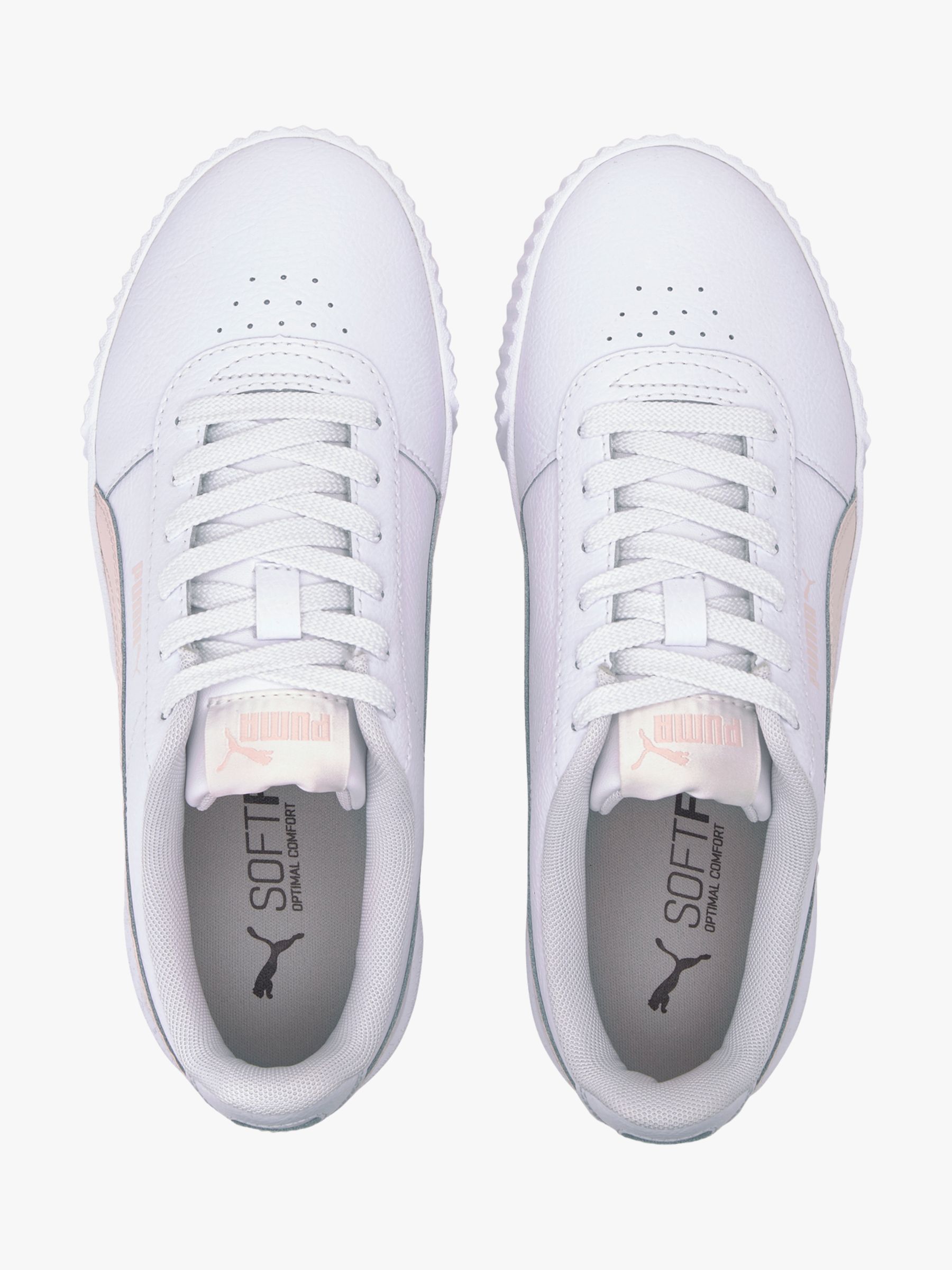 white pink trainers