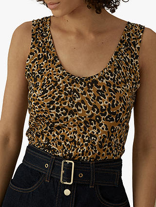 Karen Millen Leopard Print Vest, Multi