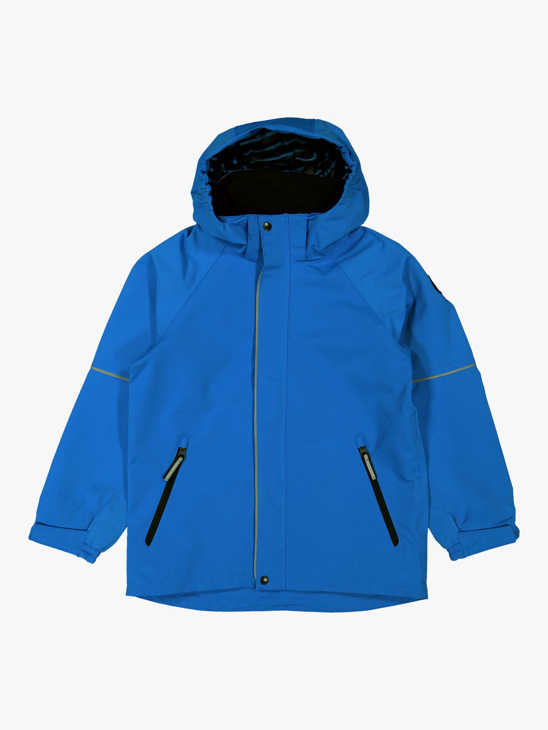 Polarn O. Pyret Children's Shell Coat, Blue at John Lewis & Partners