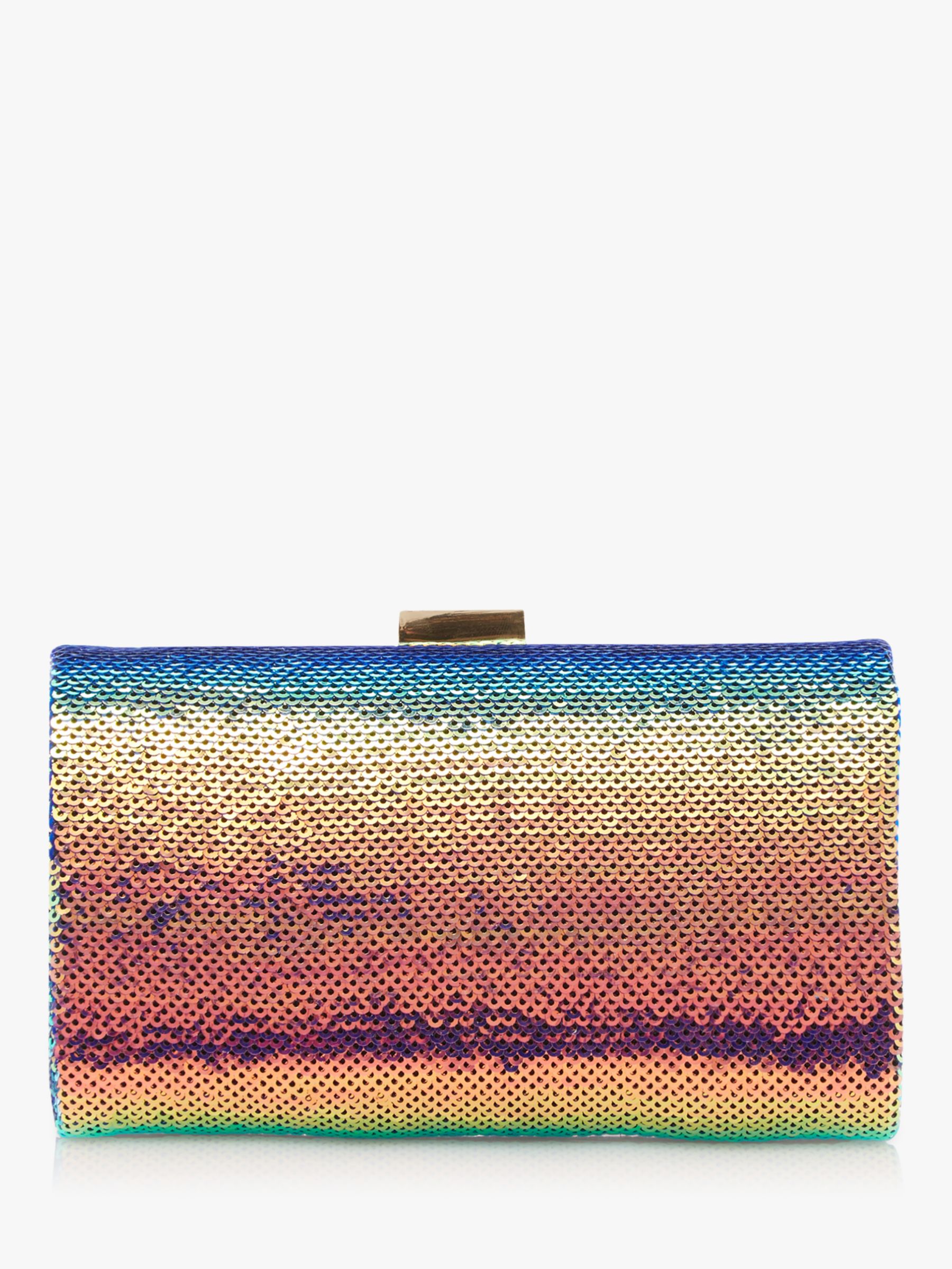 sequin clutch bag