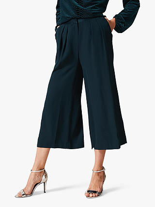 Phase Eight Satin Culottes, Green