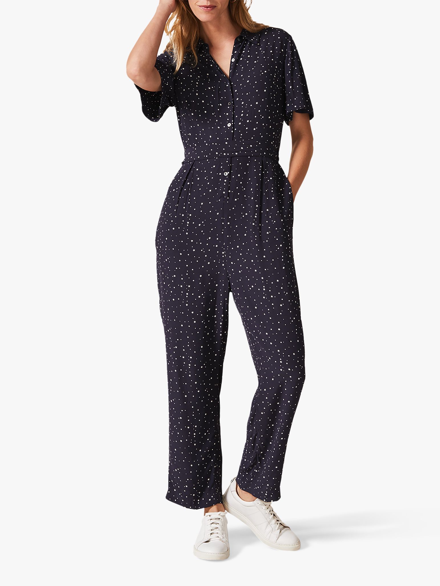 star print jumpsuit