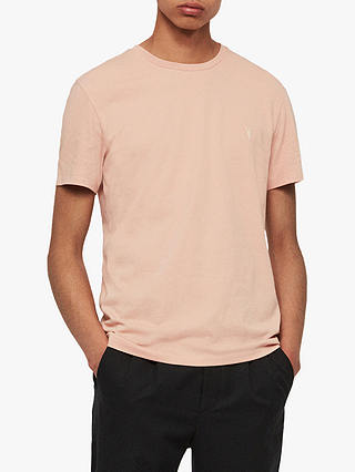 AllSaints Cooper Crew T-Shirt, Blossom Pink
