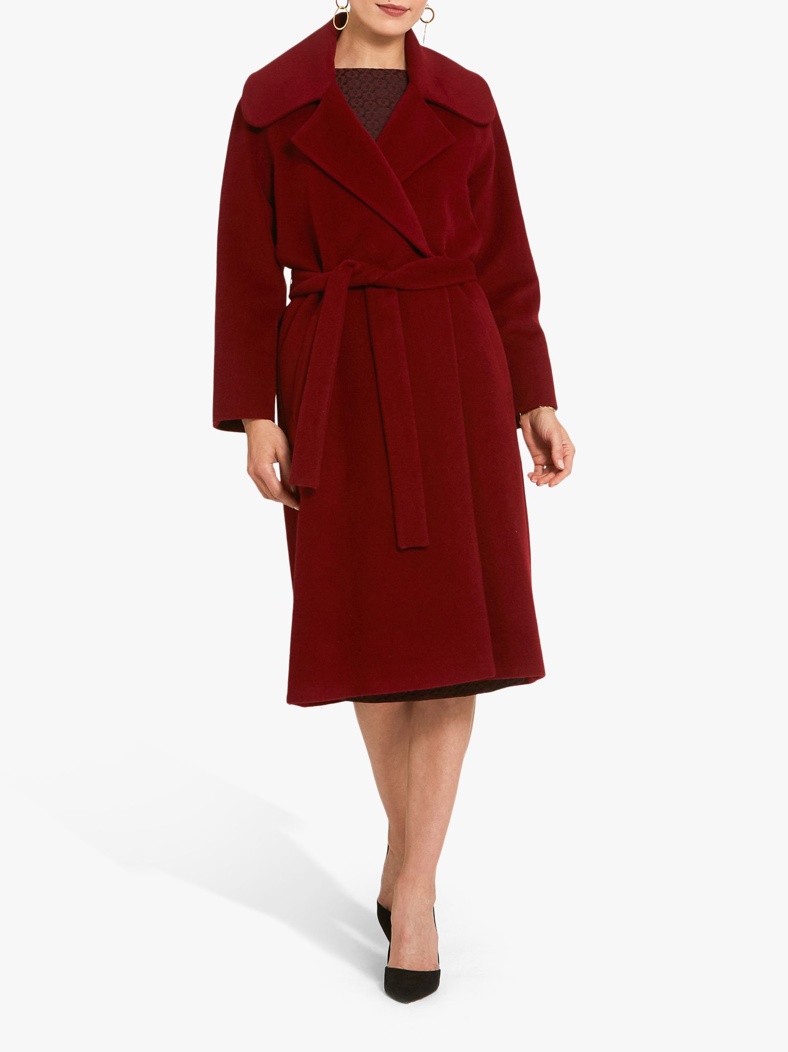 Helen McAlinden Jodie Coat, Ruby Red