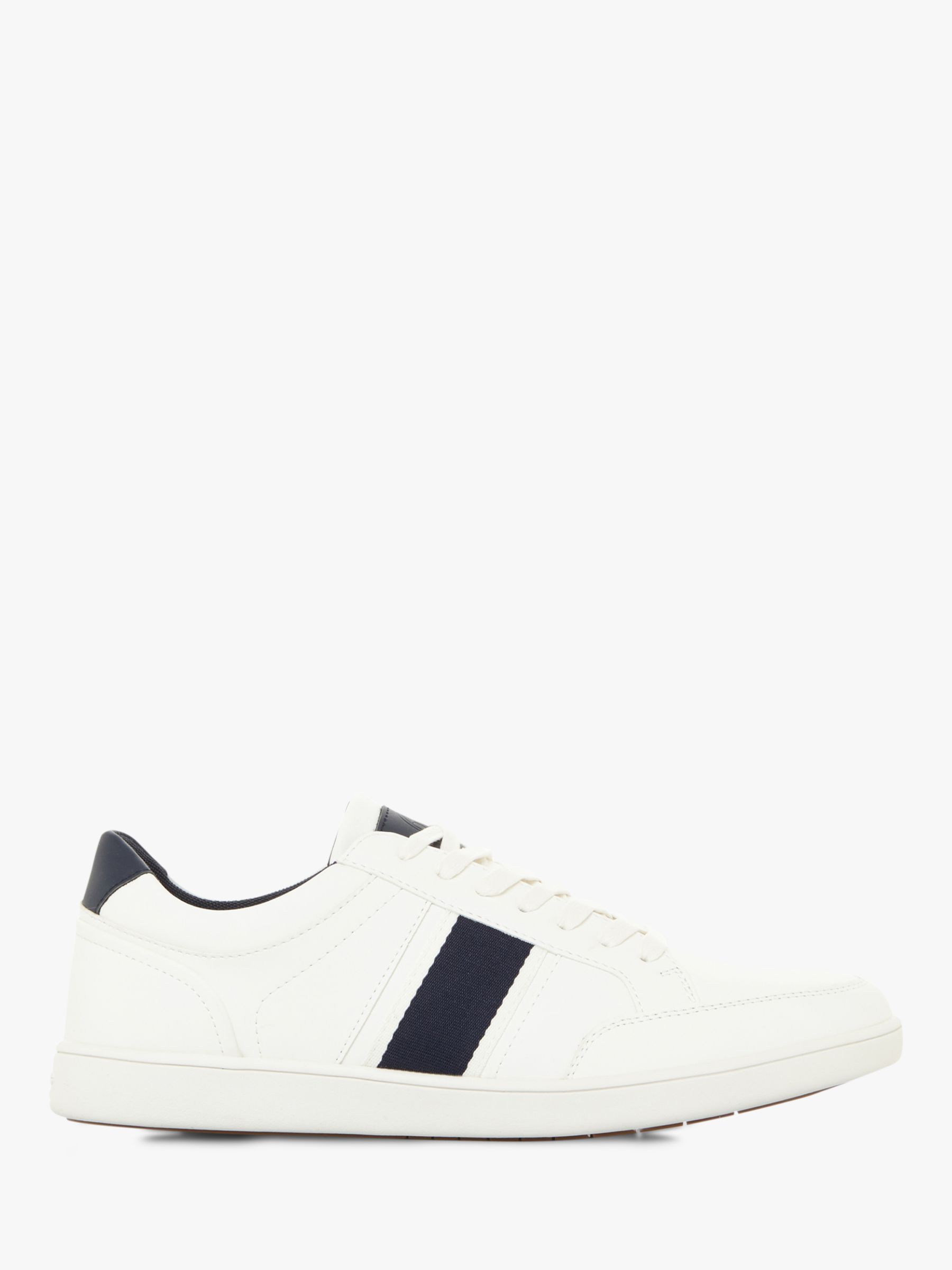 Dune Terry Contrast Stripe Trainers, White