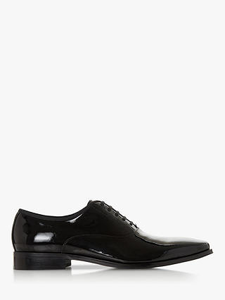 Dune Powermore Patent Leather Oxford Shoes, Black