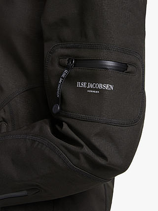 Ilse Jacobsen Hornbæk 3/4 Length Raincoat, Black