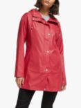 Ilse Jacobsen Hornbæk Hooded Waterproof Raincoat, Deep Red