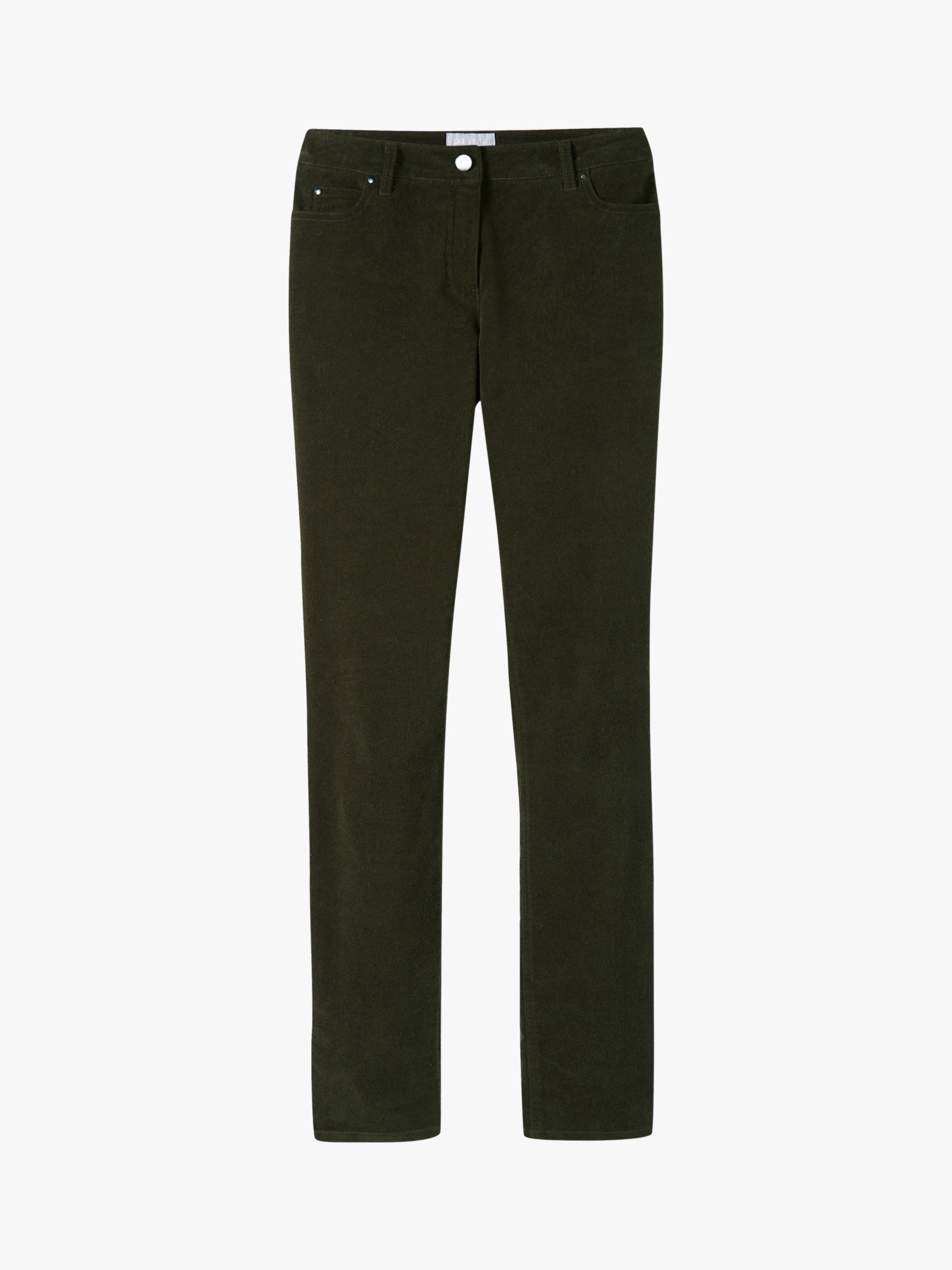 Buy Pure Collection Washed Velvet Jeans Online at johnlewis.com