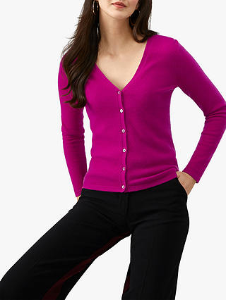Pure Collection V-Neck Cashmere Cardigan