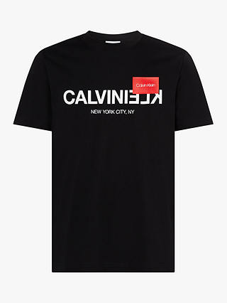 Calvin Klein Reverse Text Logo T-Shirt
