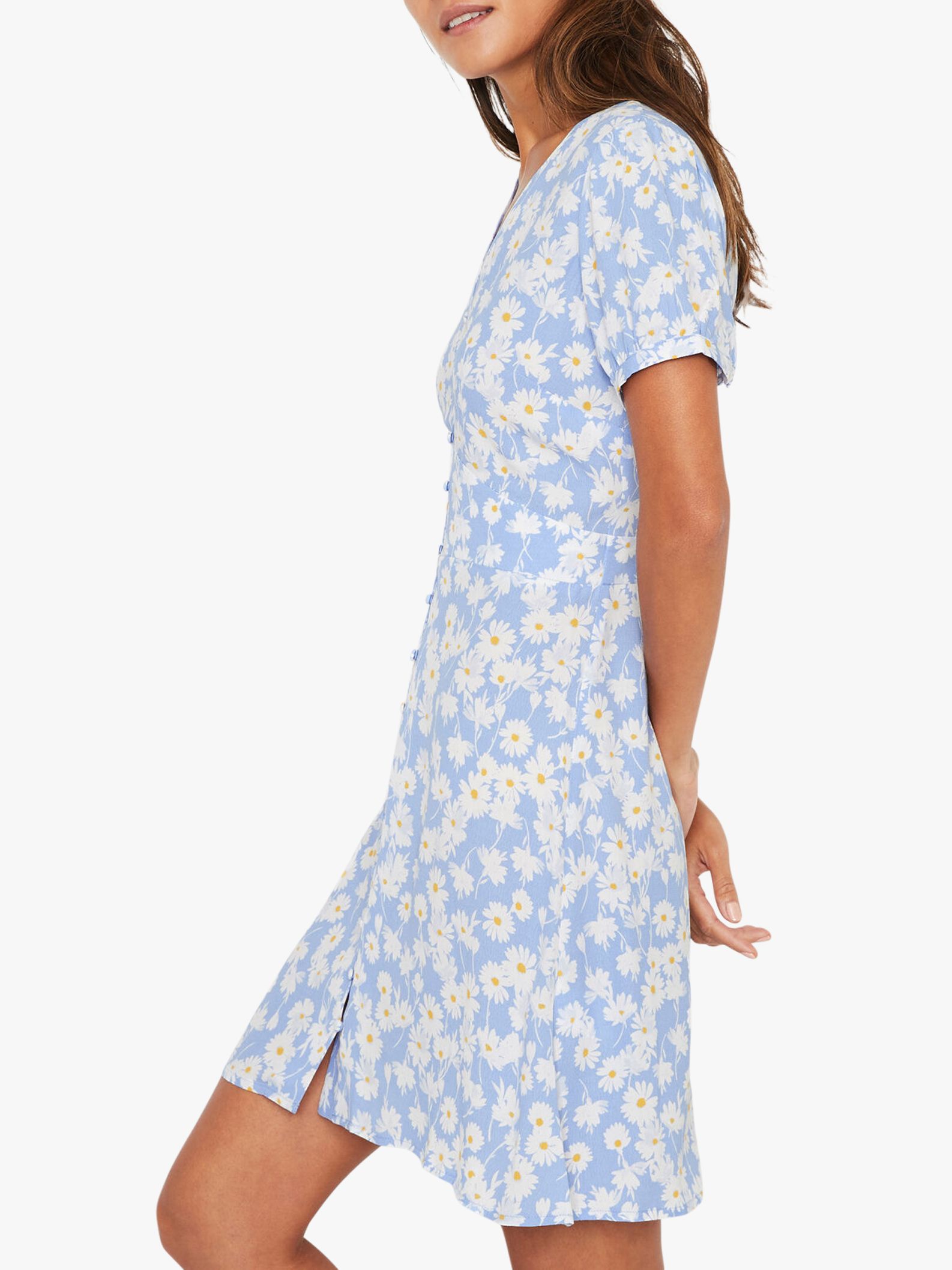 warehouse daisy mini tea dress