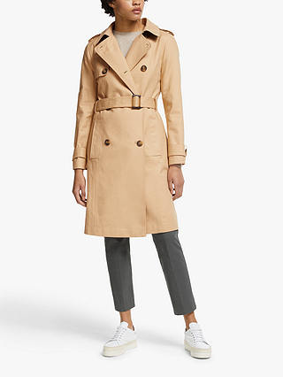 John Lewis & Partners Double Breasted Classic Trench Coat