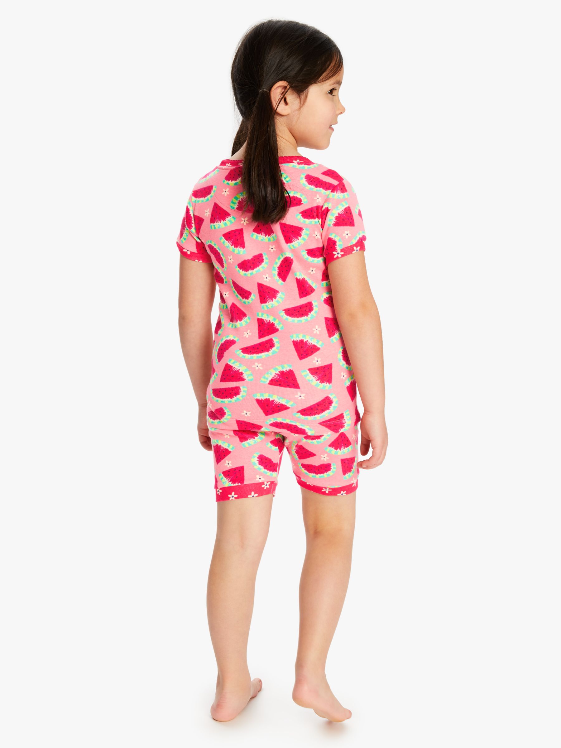 Hatley Girls Watermelon Print Short Pyjamas Pink At John Lewis Partners