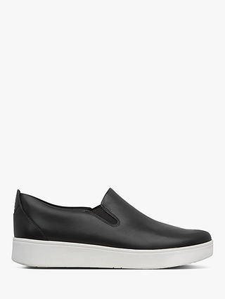 FitFlop Sania Skate Leather Slip-On Trainers