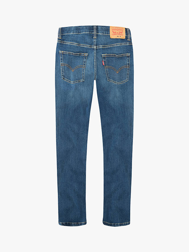 Levi Boys' 511 Slim Fit Jeans, Mid Blue at John Lewis & Partners