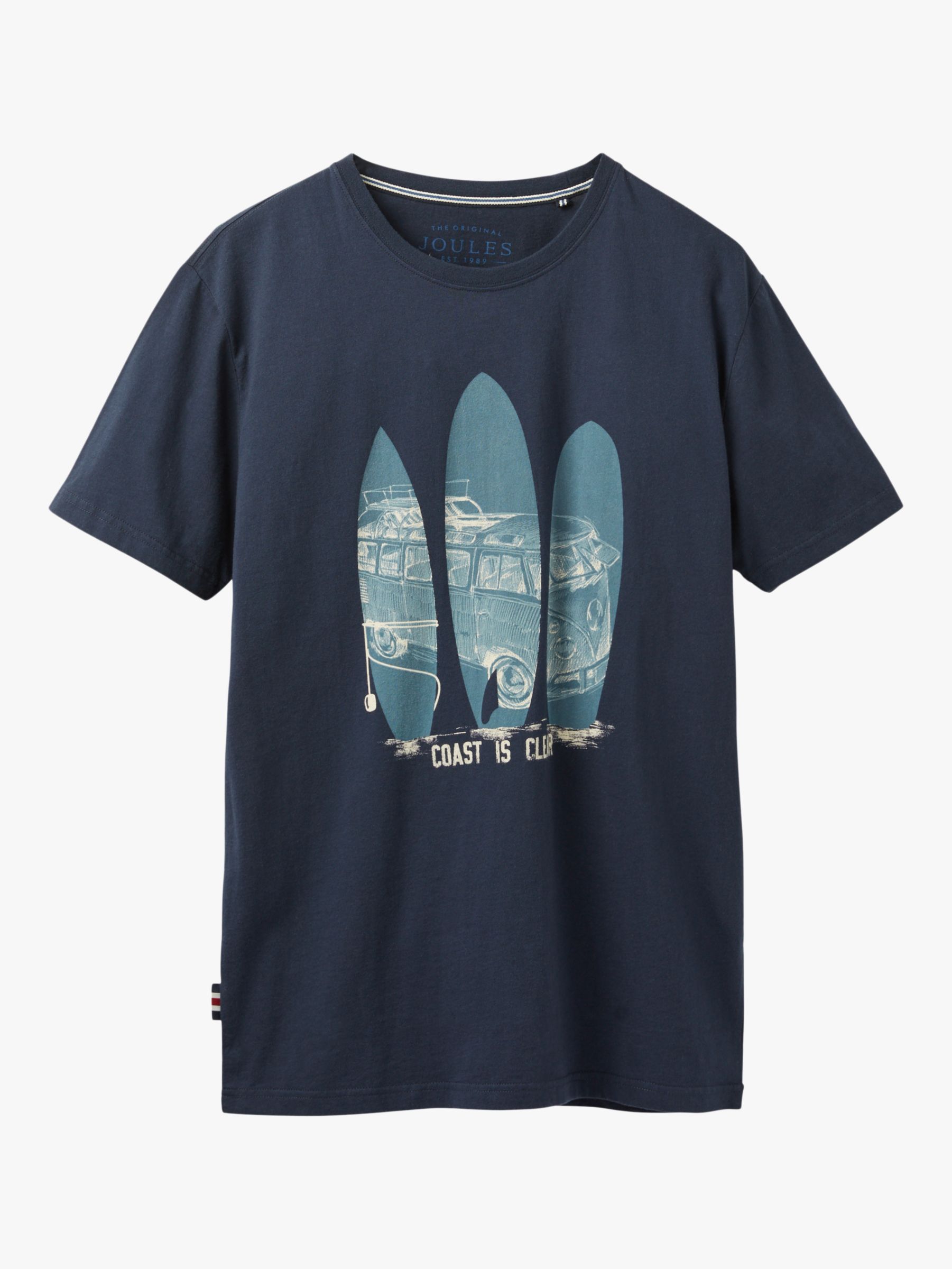 Joules Flynn Surf Board Graphic T-Shirt, Navy